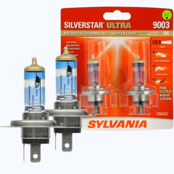 Sylvania 9003 SilverStar Ultra High‑Performance Halogen Headlight Bulbs