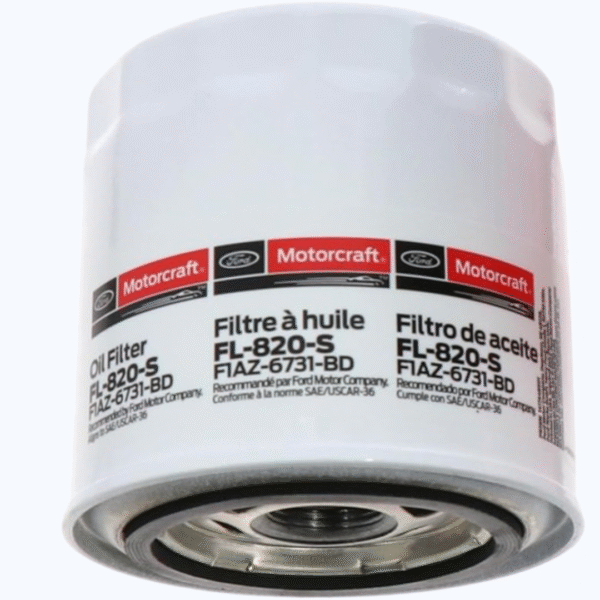 Motorcraft FL-820-S High-Efficiency Spin-On Oil Filter – Anti-Drain Back Valve Design